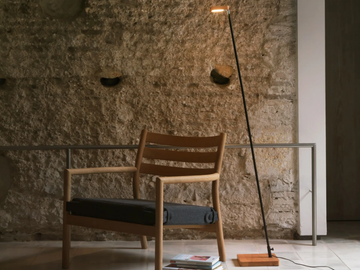 OLF - LED wooden floor lamp by Aromas del Campo - view 2